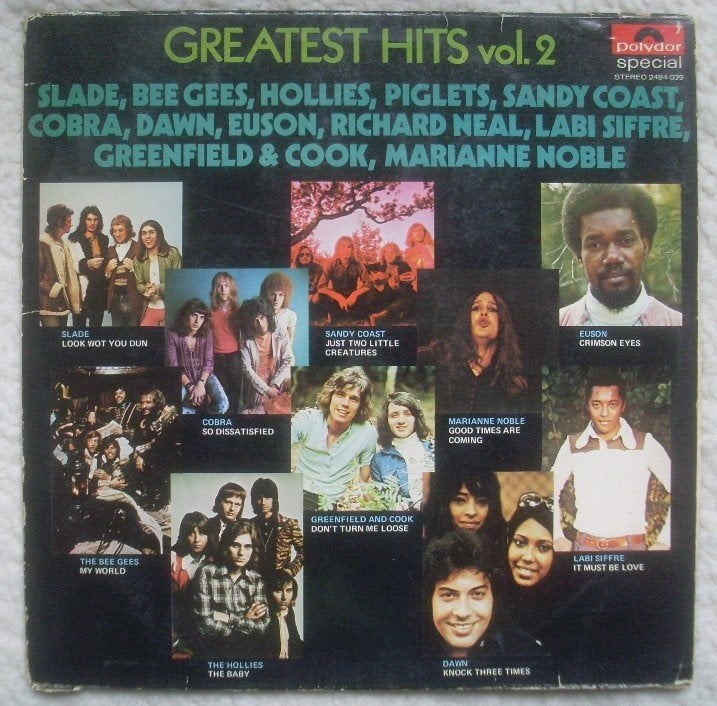 Greatest Hits vol.2 (LP Slade, Bee Gees, Hollies Sandy Coast, Ophalen of Verzenden, Gebruikt, Rock en Metal, LP