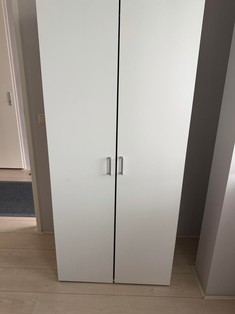 Witte kledingkast, Ophalen, 200 cm of meer, 50 tot 100 cm, Zo goed als nieuw