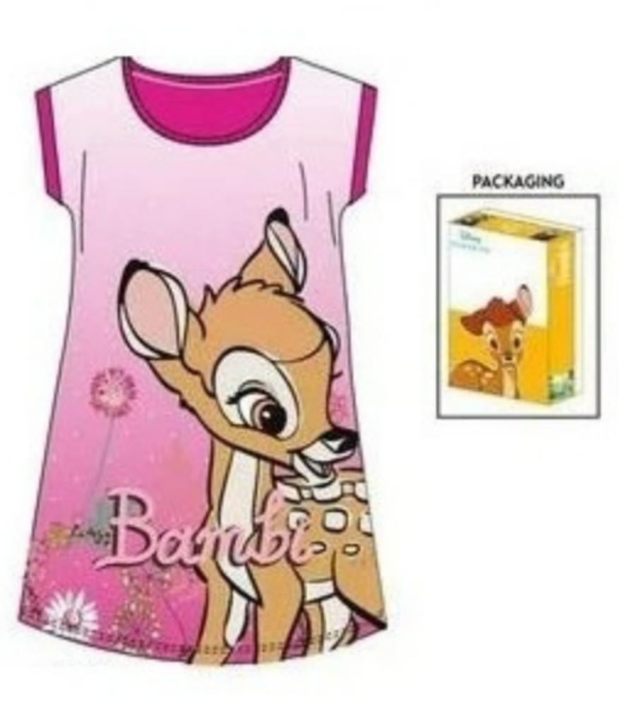 Bambi Nachthemd - Katoen - Maat 98 - 104 - 116 - 122 - 128, Disney, Nacht- of Onderkleding, Meisje, Nieuw