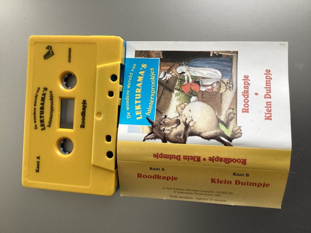 Roodkapje- Klein duimpje MC, Cd's en Dvd's, Cassettebandjes, Gebruikt, Kinderen en Jeugd, 1 bandje, Ophalen of Verzenden