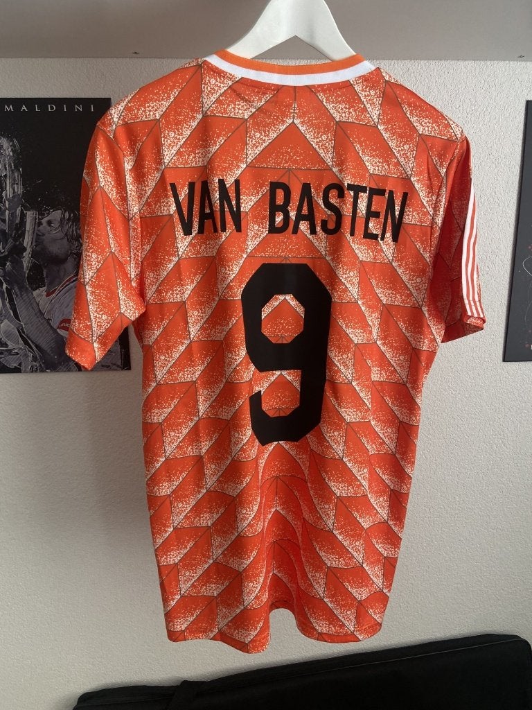 #RS013 Retroshirt Van Basten (Nederland) te koop! Maat S, Maat S, Verzenden, Nieuw, Shirt