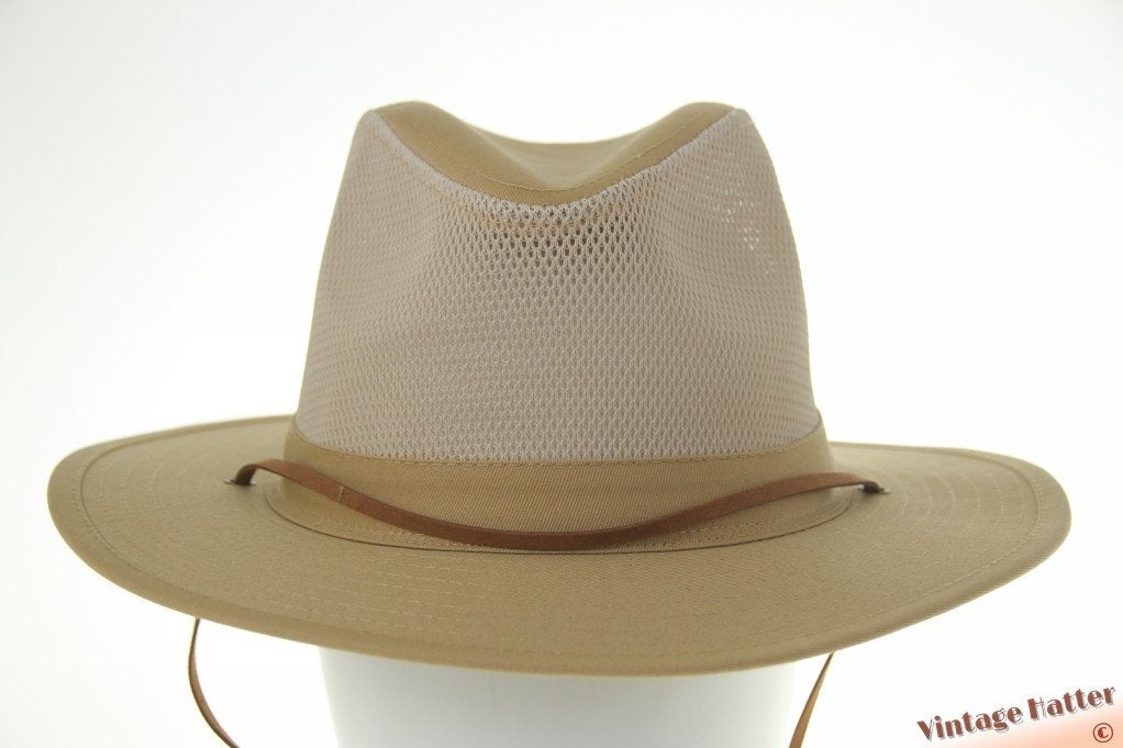 Australische outdoorhoed bruin ventilerend katoen 58-61 new, Ophalen of Verzenden, Nieuw, 58 cm (L, 7¼ inch) of meer, Hoed