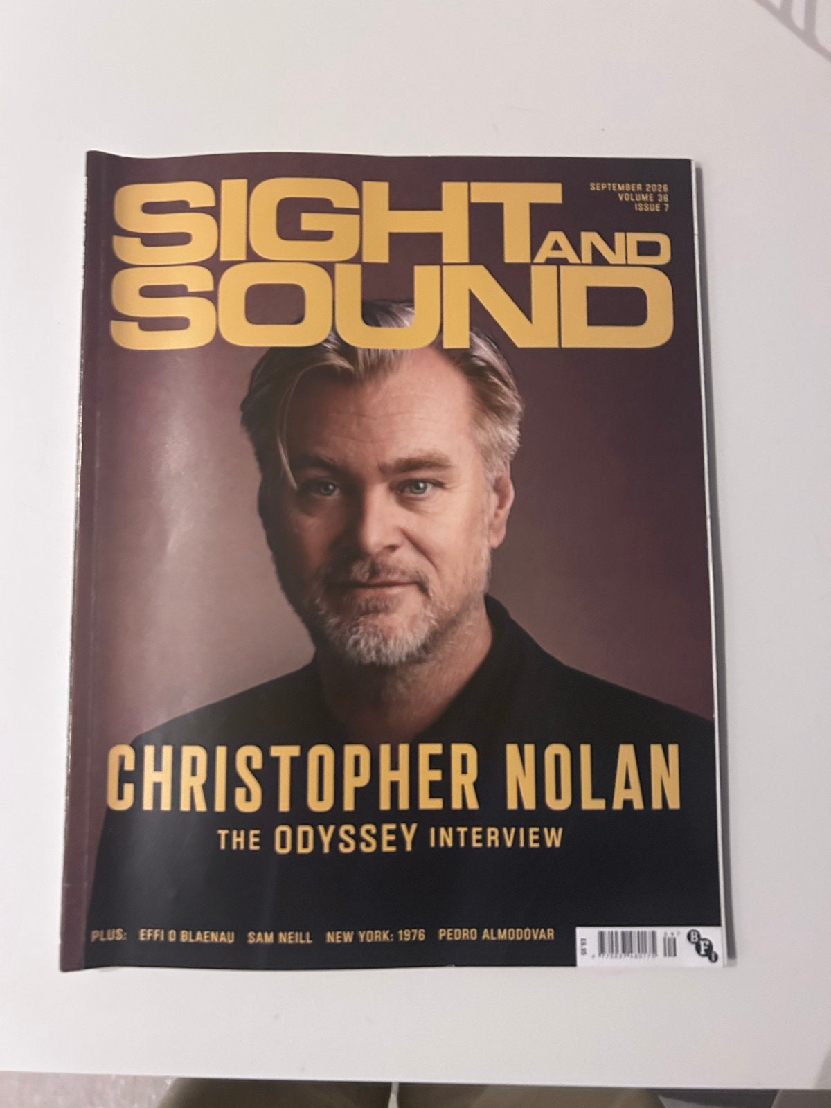 Sight & Sound Magazine - Christopher Nolan Interview, Boeken, Verzenden, Zo goed als nieuw, Muziek, Film of Tv