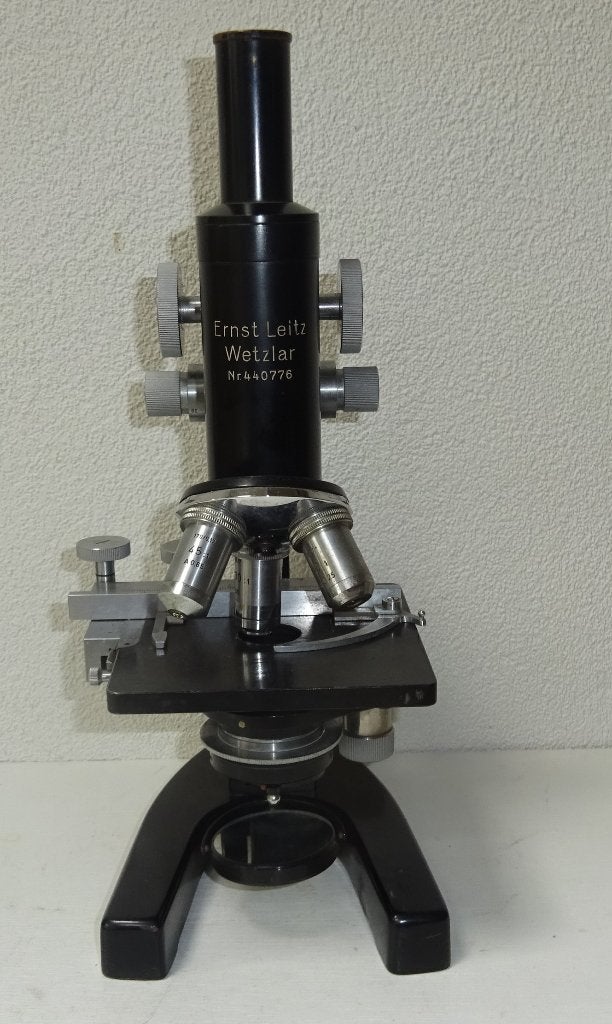 Ernst Leitz Wetzlar Microscoop, Ophalen of Verzenden, Gebruikt, Minder dan 400x