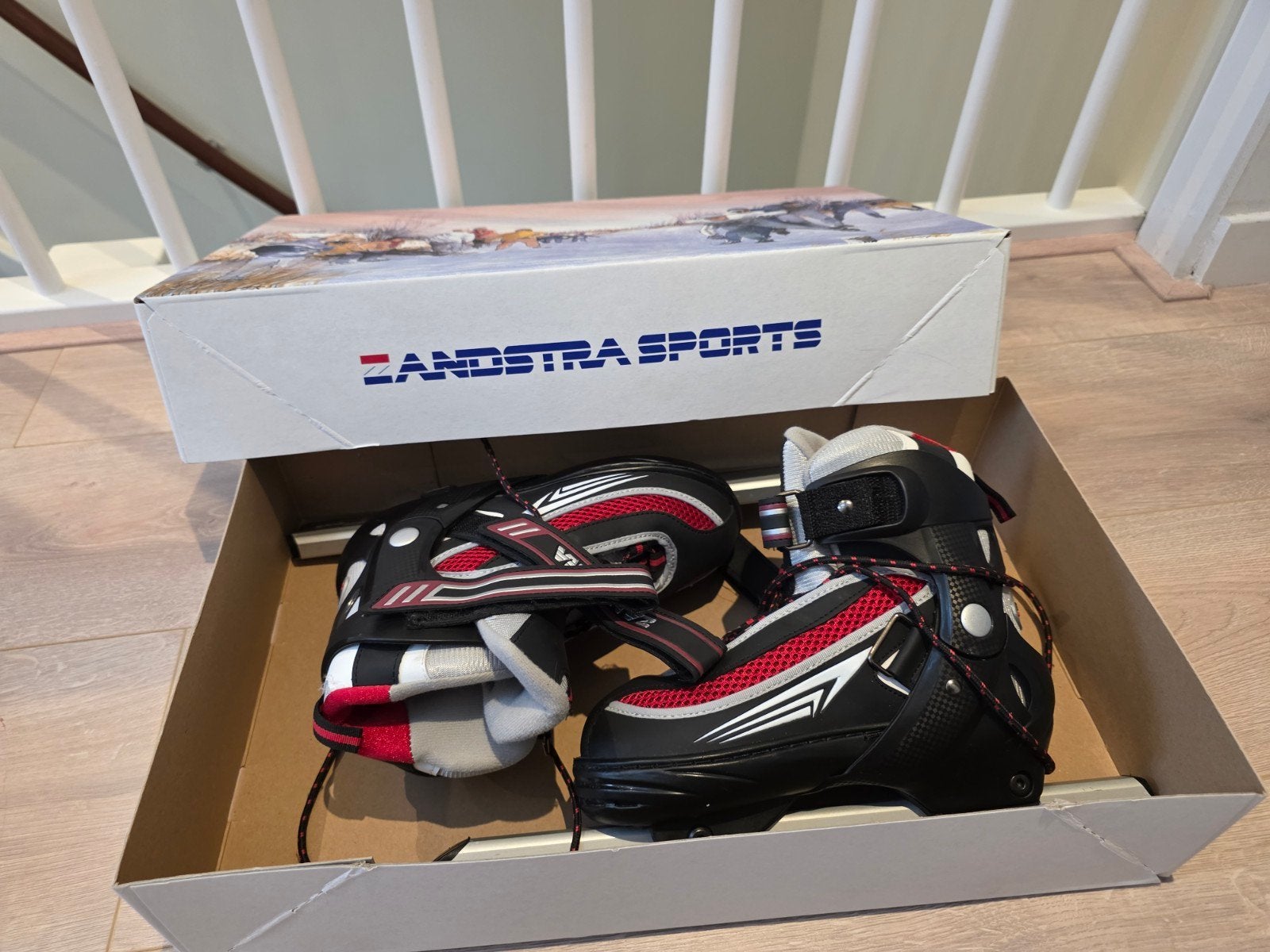 zandstra schaatsen verstelbaar mt35-39, Ophalen of Verzenden, Zo goed als nieuw, Noren, Zandstra