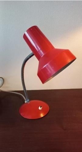 Hala Zeist vintage design bureaulamp model 757 H. Busquet, Gebruikt, Mid Century Design, Ophalen of Verzenden, Metaal