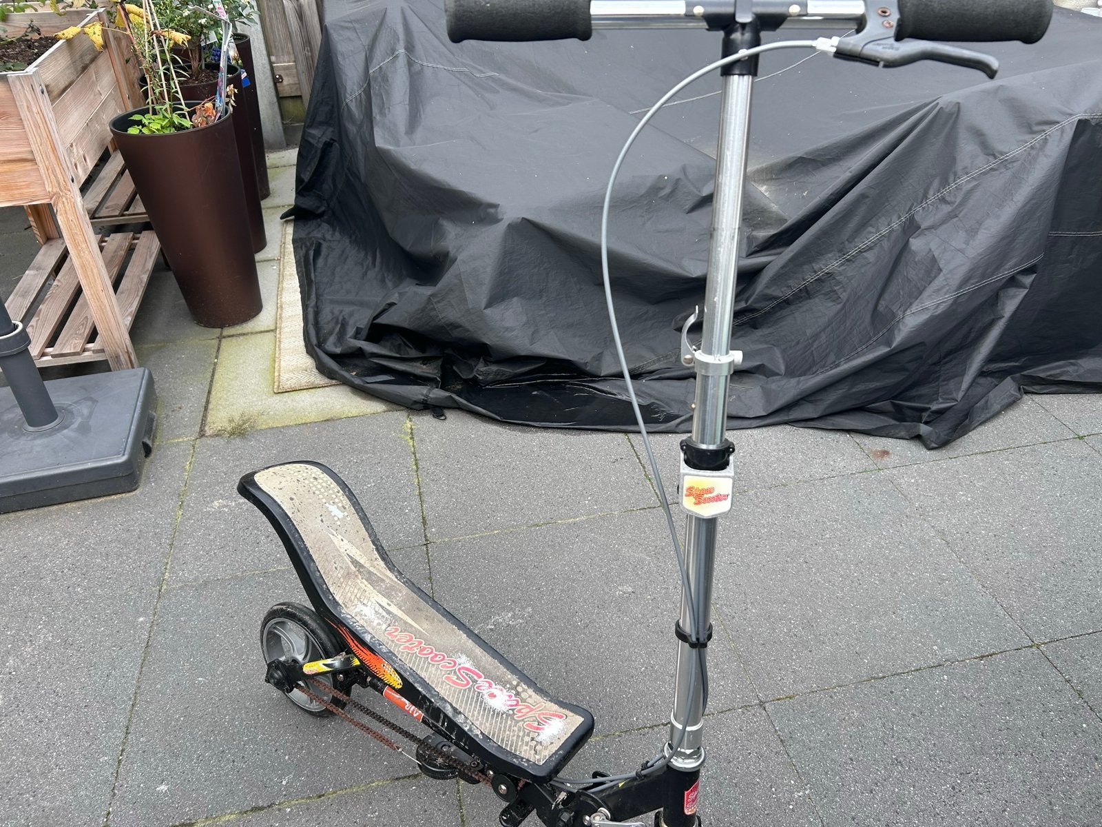 Space Scooter - Zwart/Rood, Ophalen, Gebruikt, Overige typen