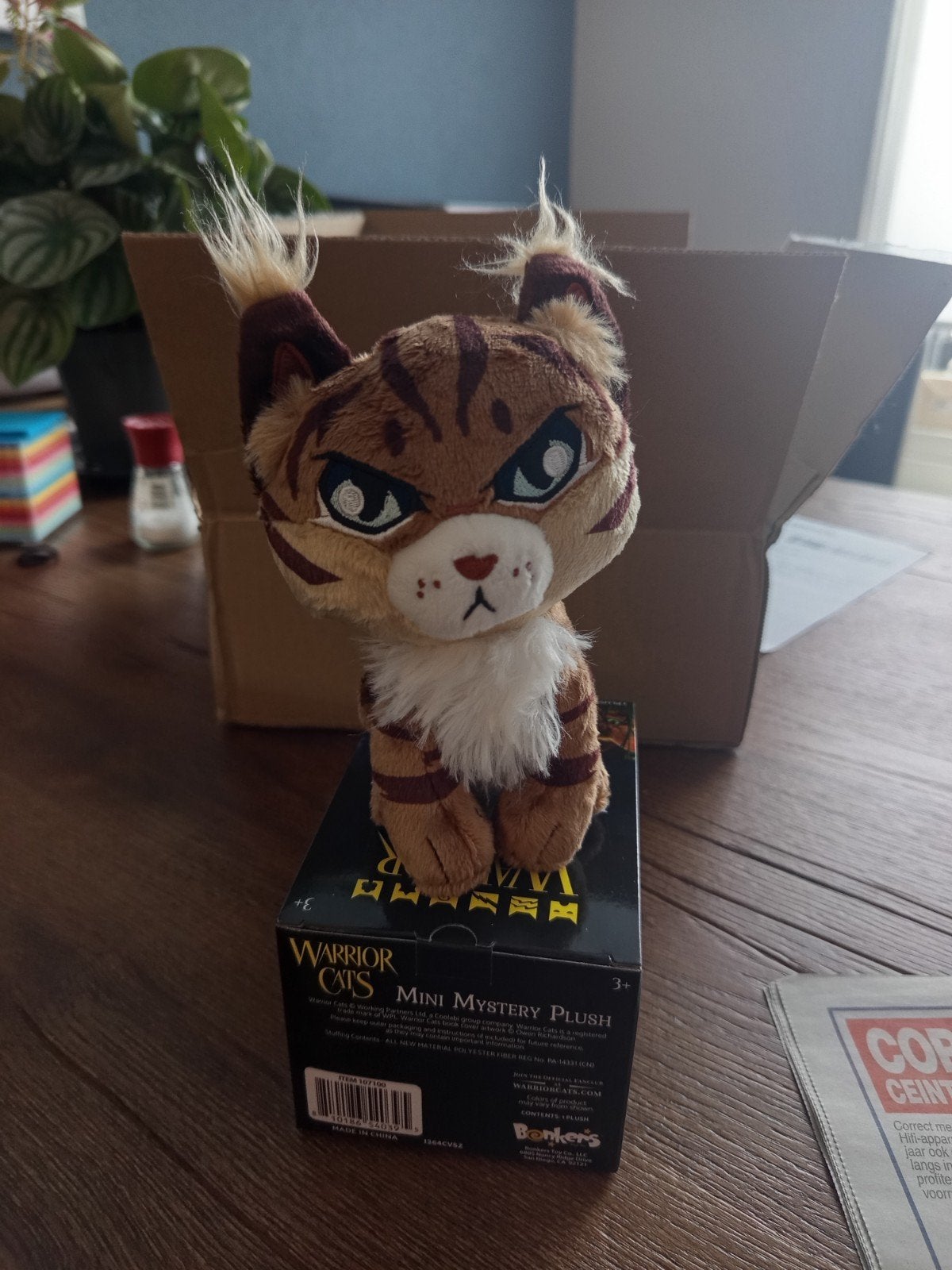 Warrior Cats Mini Mystery Pluche hawkfrost blind box, Met doos, Overige merken, Overige karakters, Ophalen of Verzenden