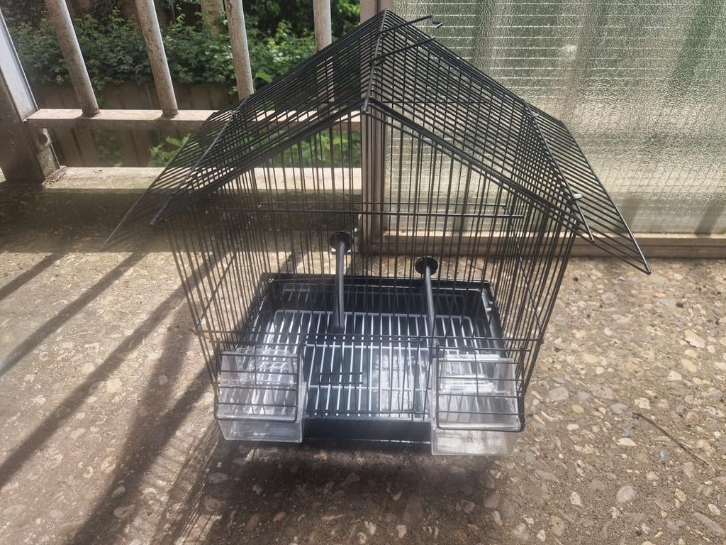 Kleine vogelkooi voor transport in nieuwstaat, Dieren en Toebehoren, Ophalen, Metaal, Vogelkooi
