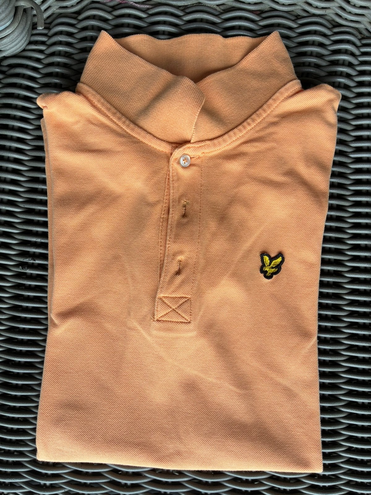 Lyle & Scott polo maat 14/15 oranje, Ophalen of Verzenden, Zo goed als nieuw, Jongen, Shirt of Longsleeve