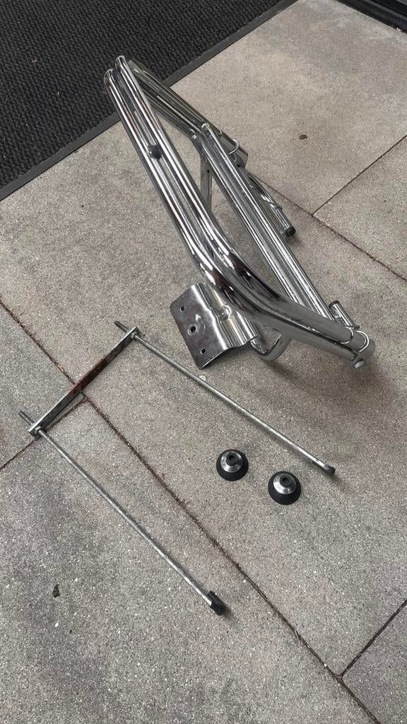 Vespa v50 bagagerek chrome, Ophalen of Verzenden, Gebruikt, Overige typen, Vespa