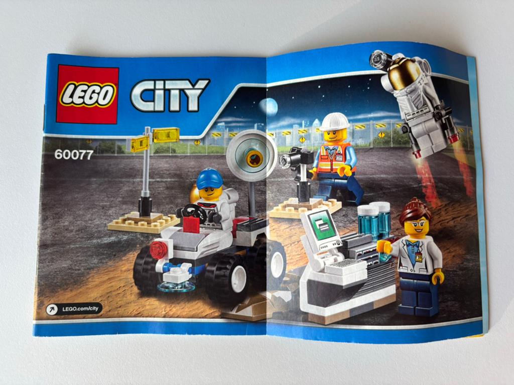 Lego #60077 Ruimtevaart Starter Set Compleet, Compleet, Lego, Ophalen of Verzenden, Zo goed als nieuw