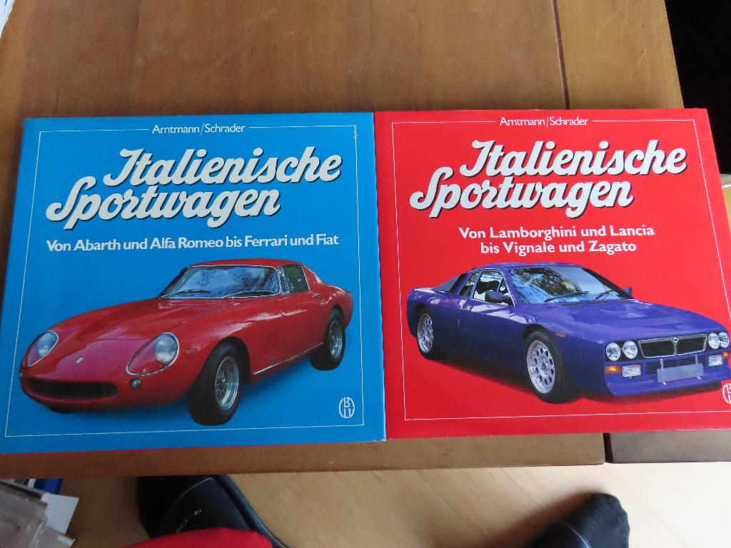 Boekenset Italiaanse Sportwagens 1987, Amtmann / Schrader, Georg Amtmann, Ophalen of Verzenden, Zo goed als nieuw, Overige merken