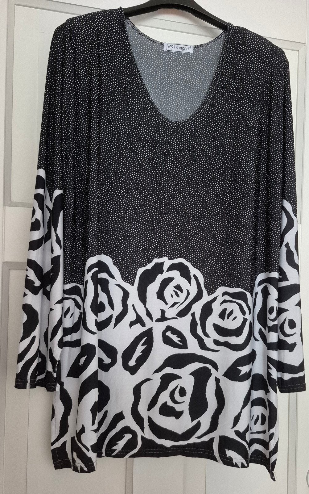 MAGNA tuniek/shirt mtXL, MAGNA, Zwart, Maat 46/48 (XL) of groter, Nieuw