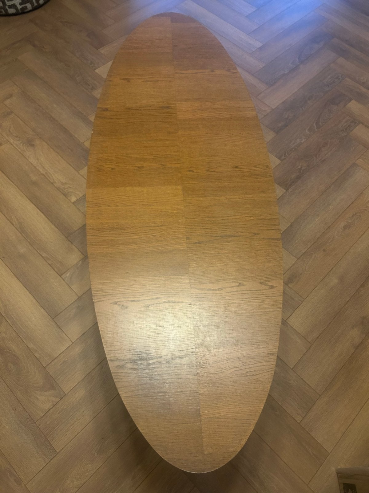 IKEA Stockholm Salontafel Ovaal Eikenhout, Ophalen, Gebruikt, Eikenhout, 50 tot 100 cm
