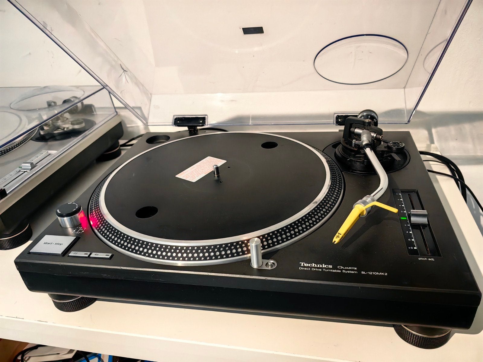 Technics SL-1210MK2 Platenspeler met Tonar Banana element, Audio, Tv en Foto, Ophalen, Gebruikt, Pitch-regelaar, Platenspeler