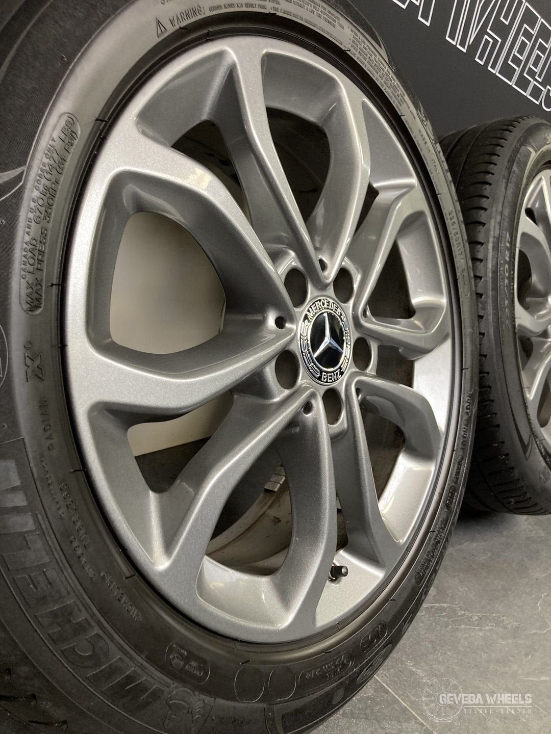 17” originele Mercedes C w205 velgen + banden 5x112 A2054010, Auto-onderdelen, Gebruikt, -, -, Banden en Velgen
