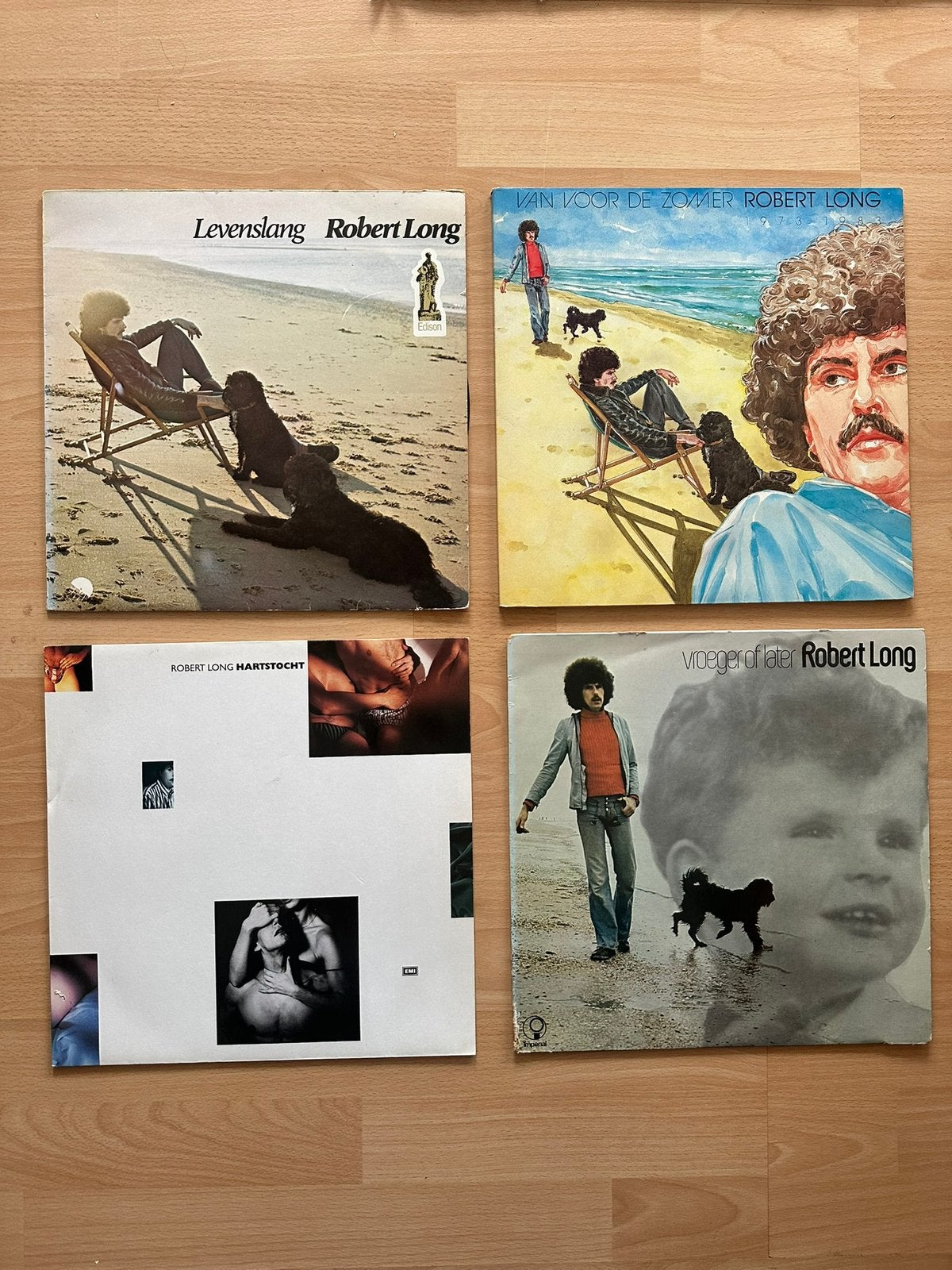 Robert Long LP vinyl album collectie, Ophalen of Verzenden, Gebruikt, 12 inch, Levenslied of Smartlap