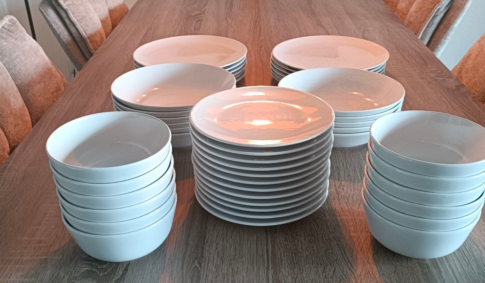 Wit servies, Ophalen, Gebruikt, IKEA, Modern