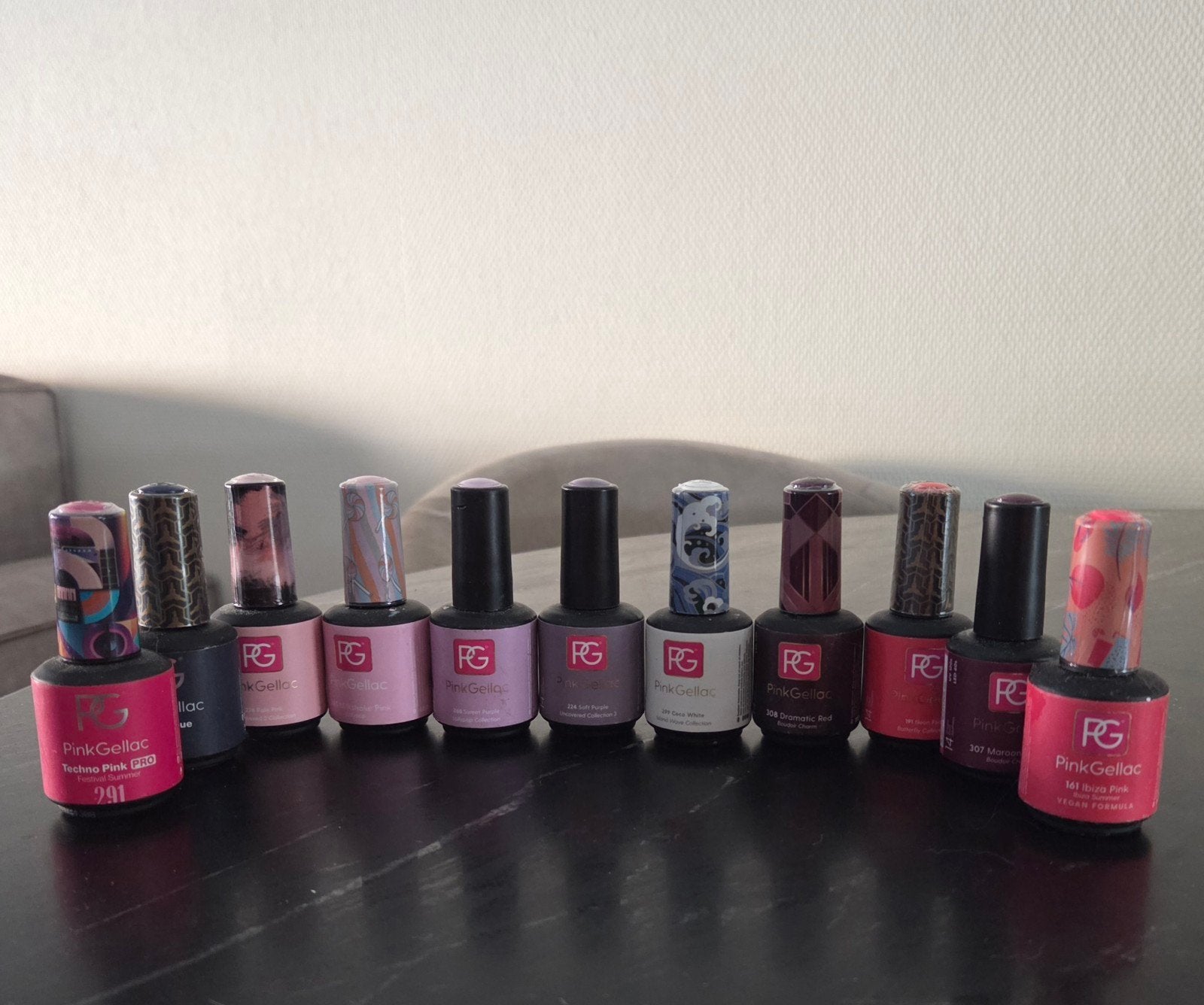 Pink Gellac - diverse kleuren, Ophalen of Verzenden, Zo goed als nieuw, Overige kleuren, Handen en Nagels