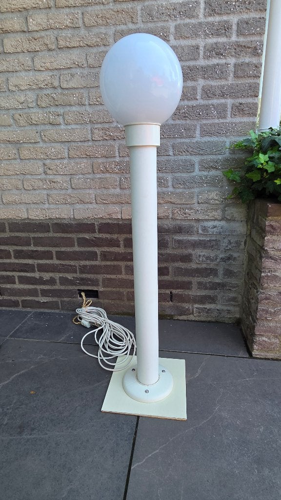 Tuinlamp op voet, Ophalen, Kunststof, Gebruikt, Staande lamp