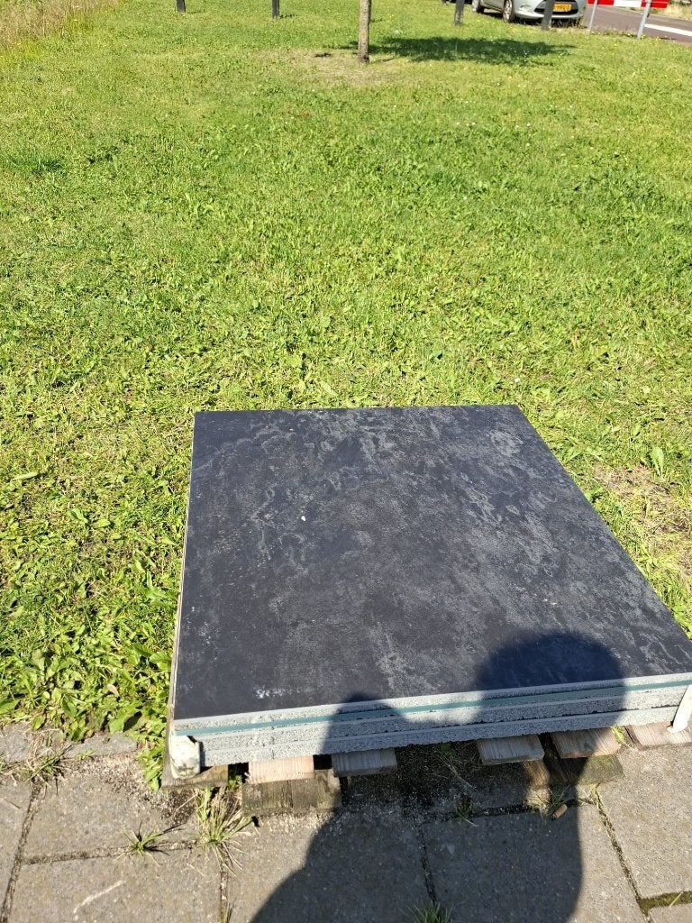 Geoceramica tuintegels 80x80, Tuin en Terras, Tegels en Klinkers, Ophalen, Keramiek, Nieuw, 10 m² of meer