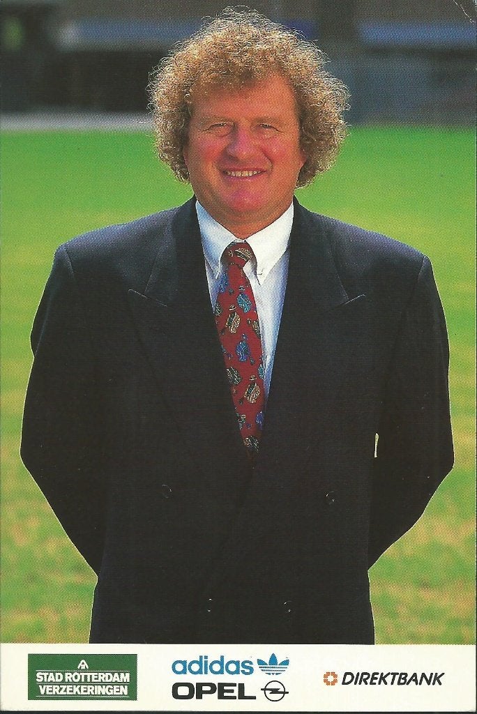1992-1993 fotokaart Wim Jansen Feyenoord, Verzenden, Zo goed als nieuw, Feyenoord, Spelerskaart