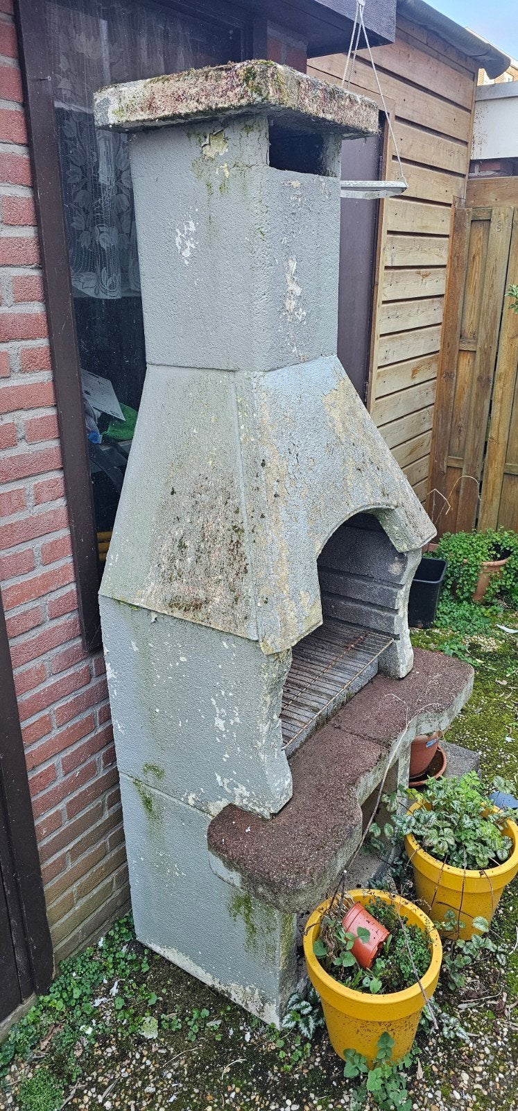 Stenen BBQ, Ophalen, Gebruikt, Onbekend