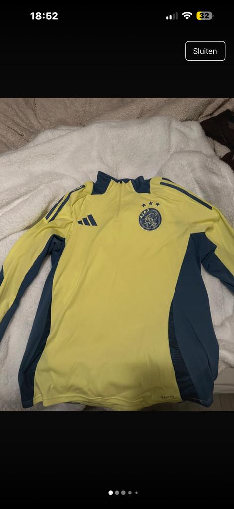 Ajax training jack, Ophalen of Verzenden, Zo goed als nieuw, Blauw, Voetbal