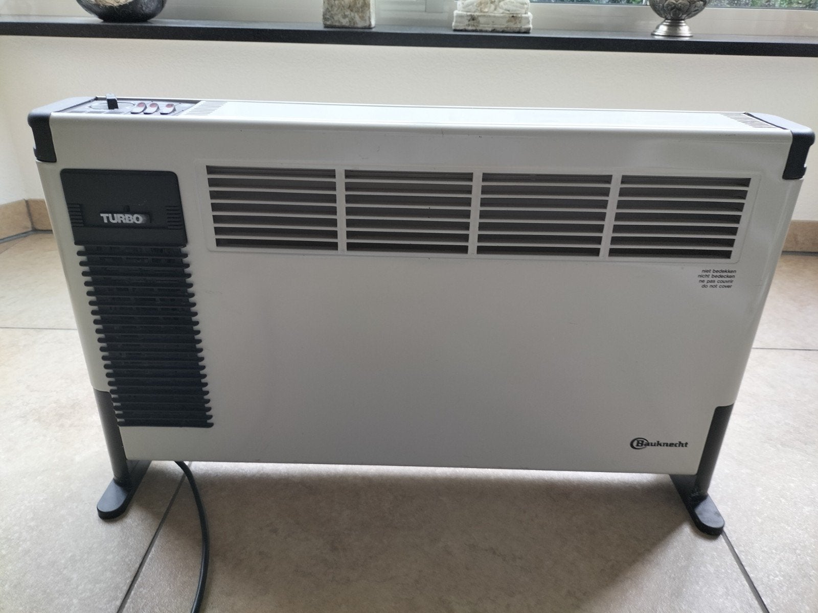 Electrische kachel Bauknecht, Ophalen, 30 tot 80 cm, Gebruikt, Kachel