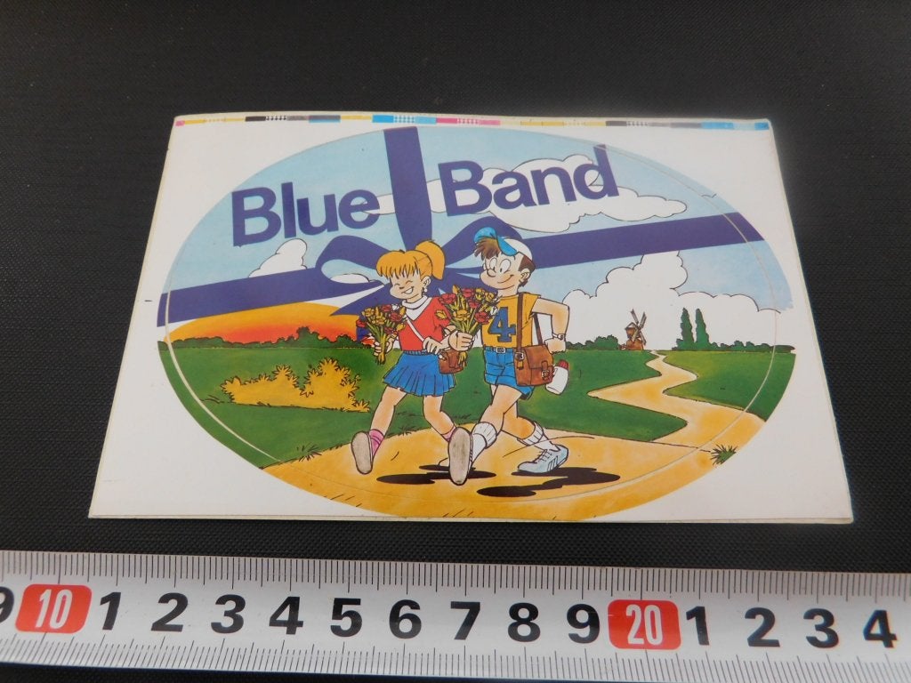 sticker 4 daagse BLUE BAND  Molen, Ophalen, Zo goed als nieuw