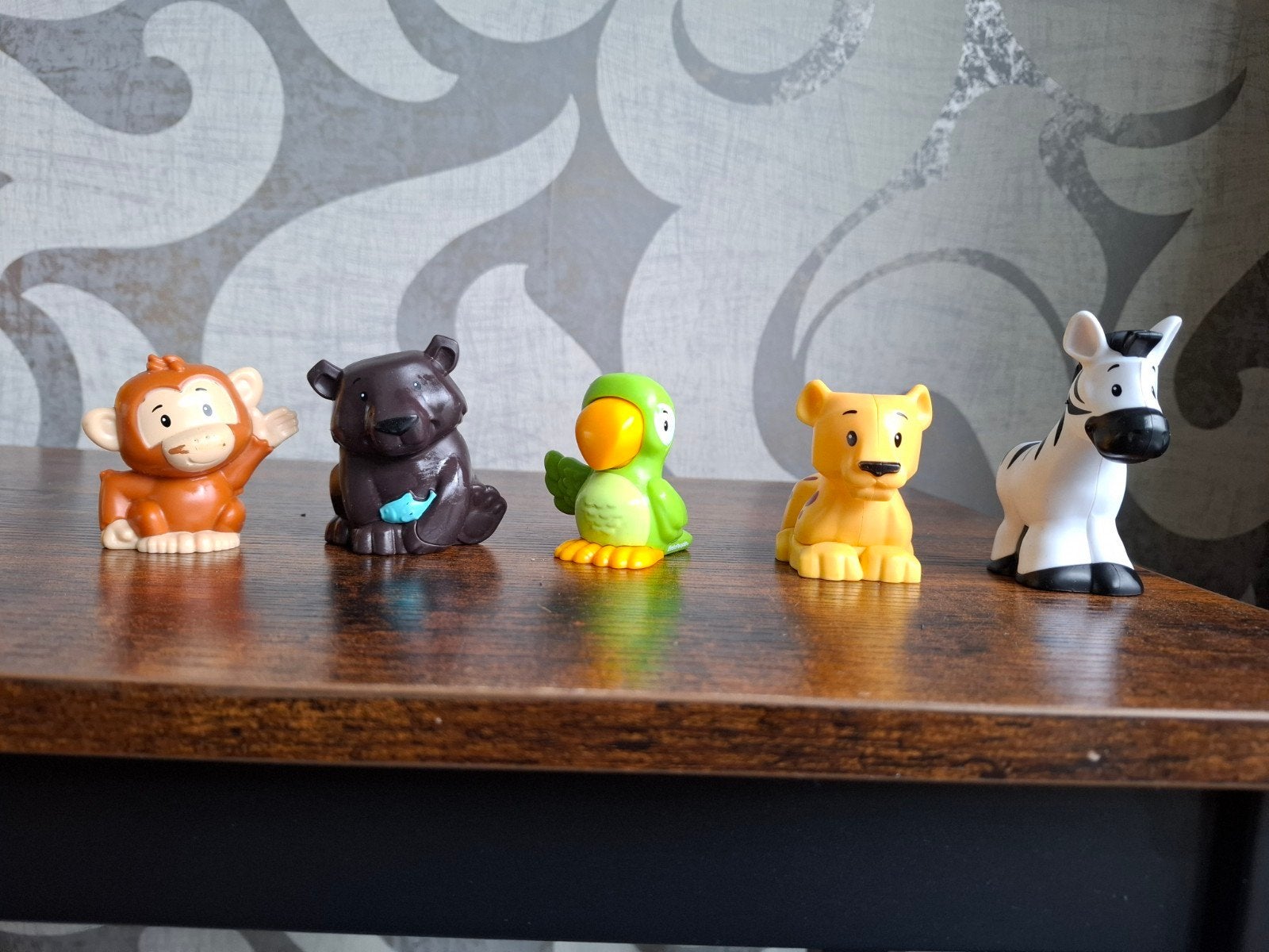 Fisher-Price Dierentrein met licht en geluid, Ophalen, Zo goed als nieuw, Overige typen, Met licht