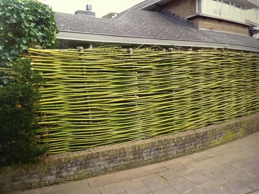 Wilgenschutting, ter plaatse., Tuin en Terras, Schuttingen, Nieuw, Hout, 1 tot 2 meter, 6 meter of meer, Ophalen of Verzenden