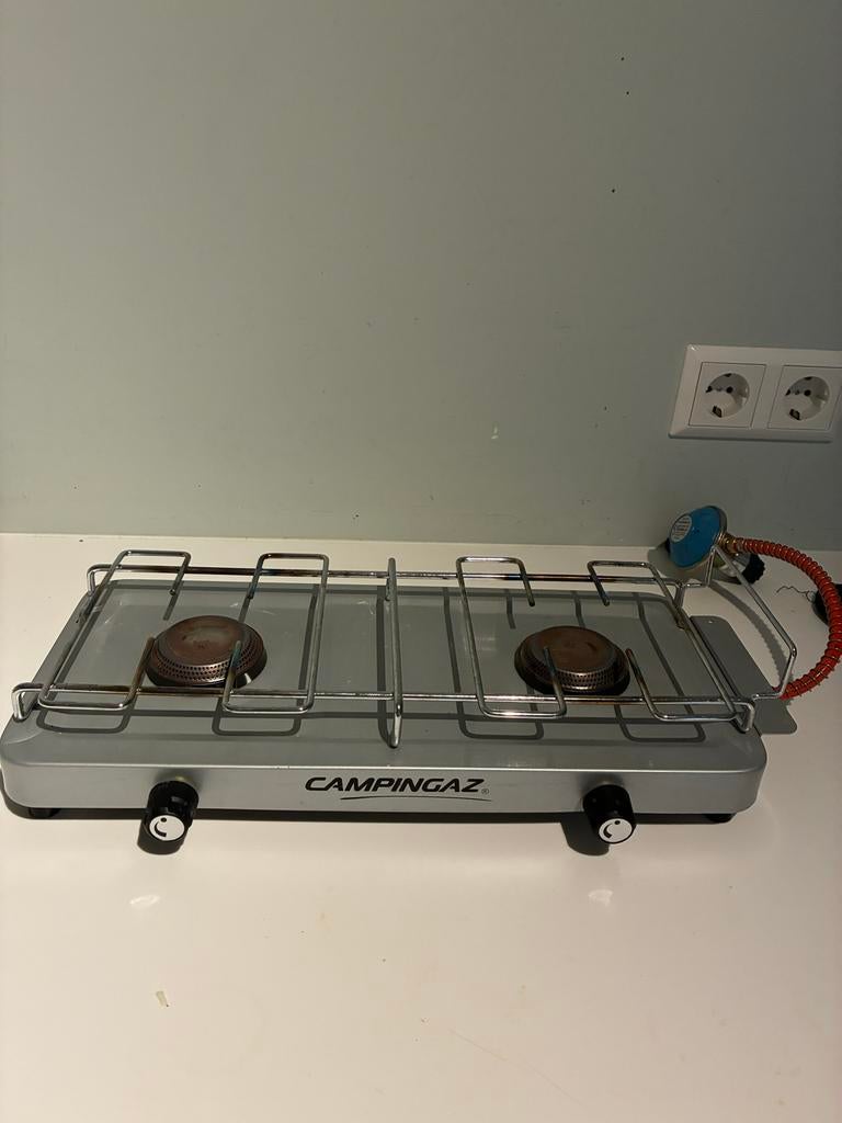 Campingaz 2-pits gasstel - Ideaal voor kamperen, Ophalen, Gebruikt