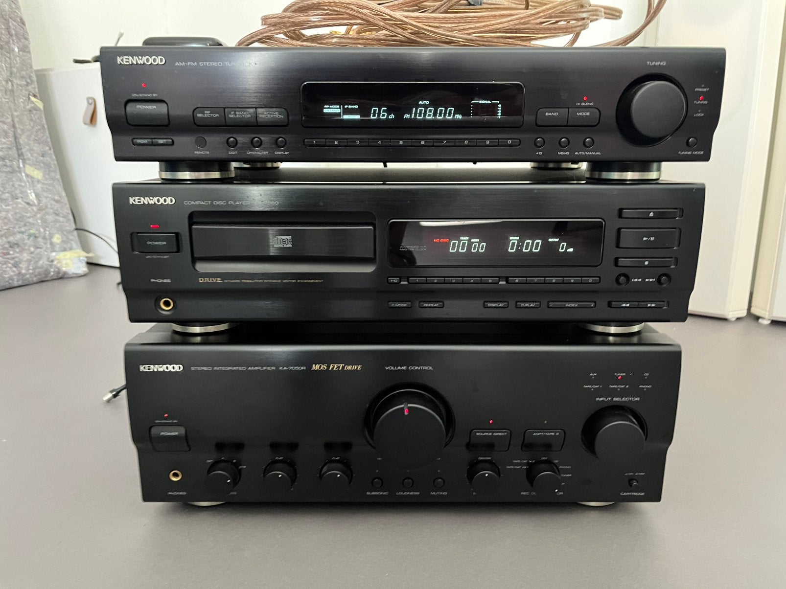 Kenwood stereotoren❤️tuner | versterker | cd en Dryade boxen, Ophalen, Gebruikt, Overige merken