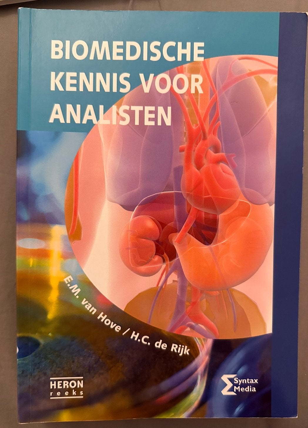 E.M. van Hove - Biomedische kennis voor analisten, Boeken, Ophalen of Verzenden, Zo goed als nieuw, E.M. van Hove; H.C. de Rijk