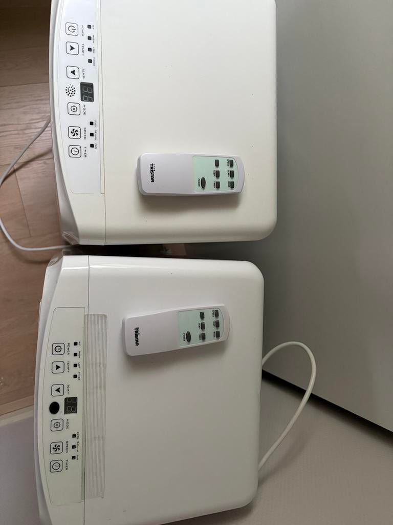 Tristar AC-5529 Mobiele Airco (9.000 Btu/h), Ophalen, Minder dan 60 m³, 3 snelheden of meer, Zo goed als nieuw