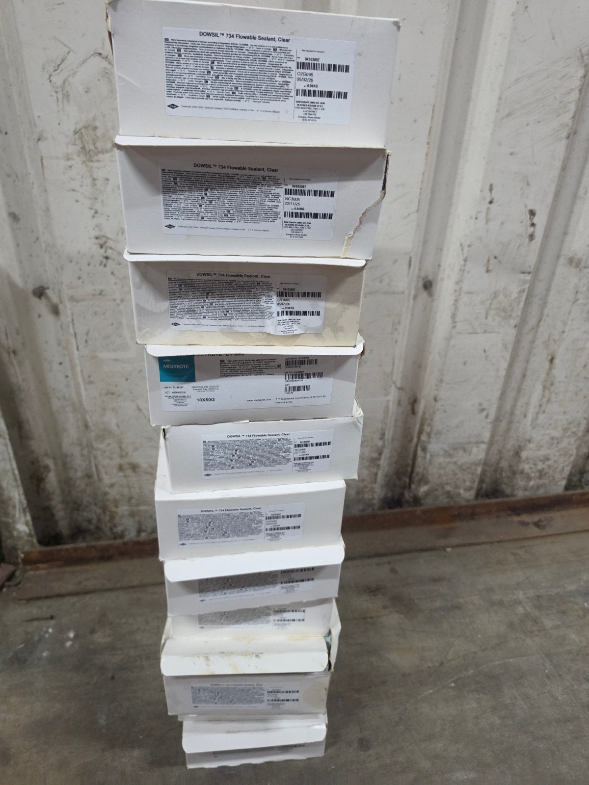 Partij 10 dozen Dowsil 734 clear transparante silicone kit, Doe-het-zelf en Verbouw, Isolatie en Afdichting, Ophalen of Verzenden