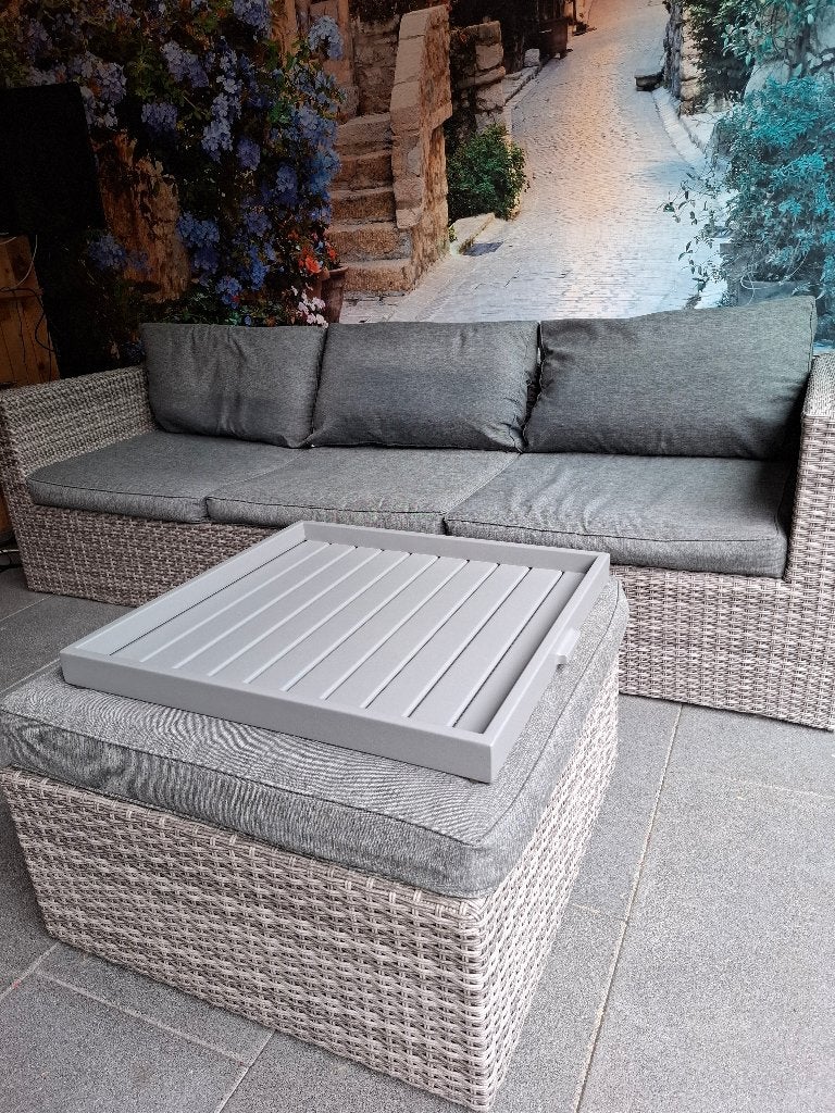 lounge bank, Ophalen, Kunststof, Gebruikt, Bank