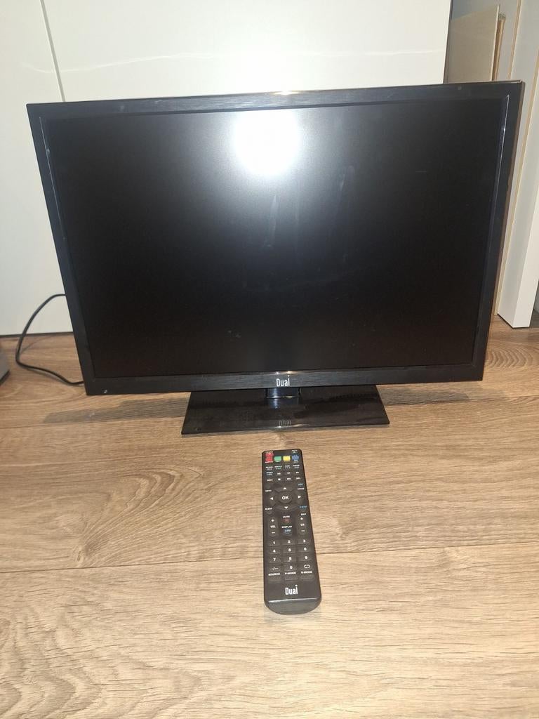 Dual TV met afstandsbediening - Compact en functioneel, Audio, Tv en Foto, Televisies, 50 Hz, HD Ready (720p), 60 tot 80 cm, Ophalen