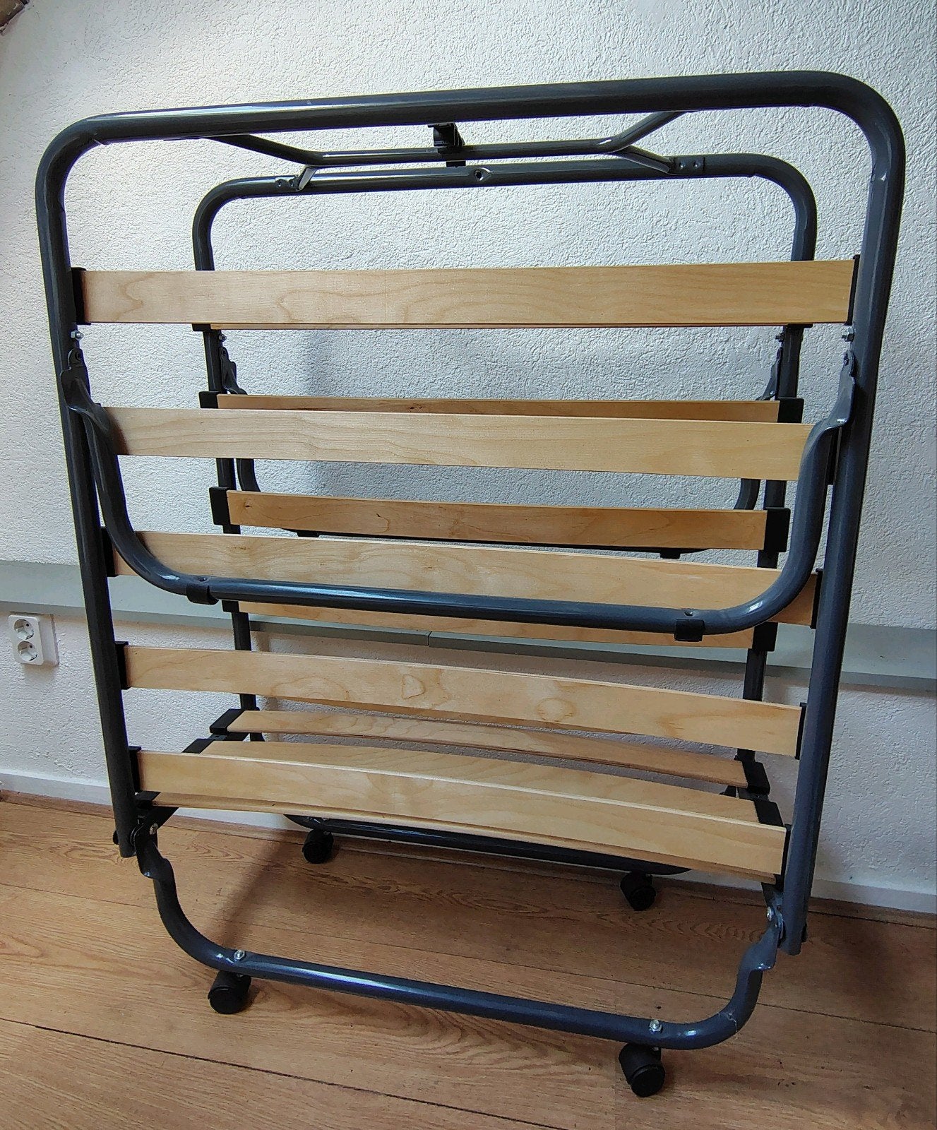 GRATIS 2 opklap bedden, Ophalen, Gebruikt, Eenpersoons, 190 cm of minder