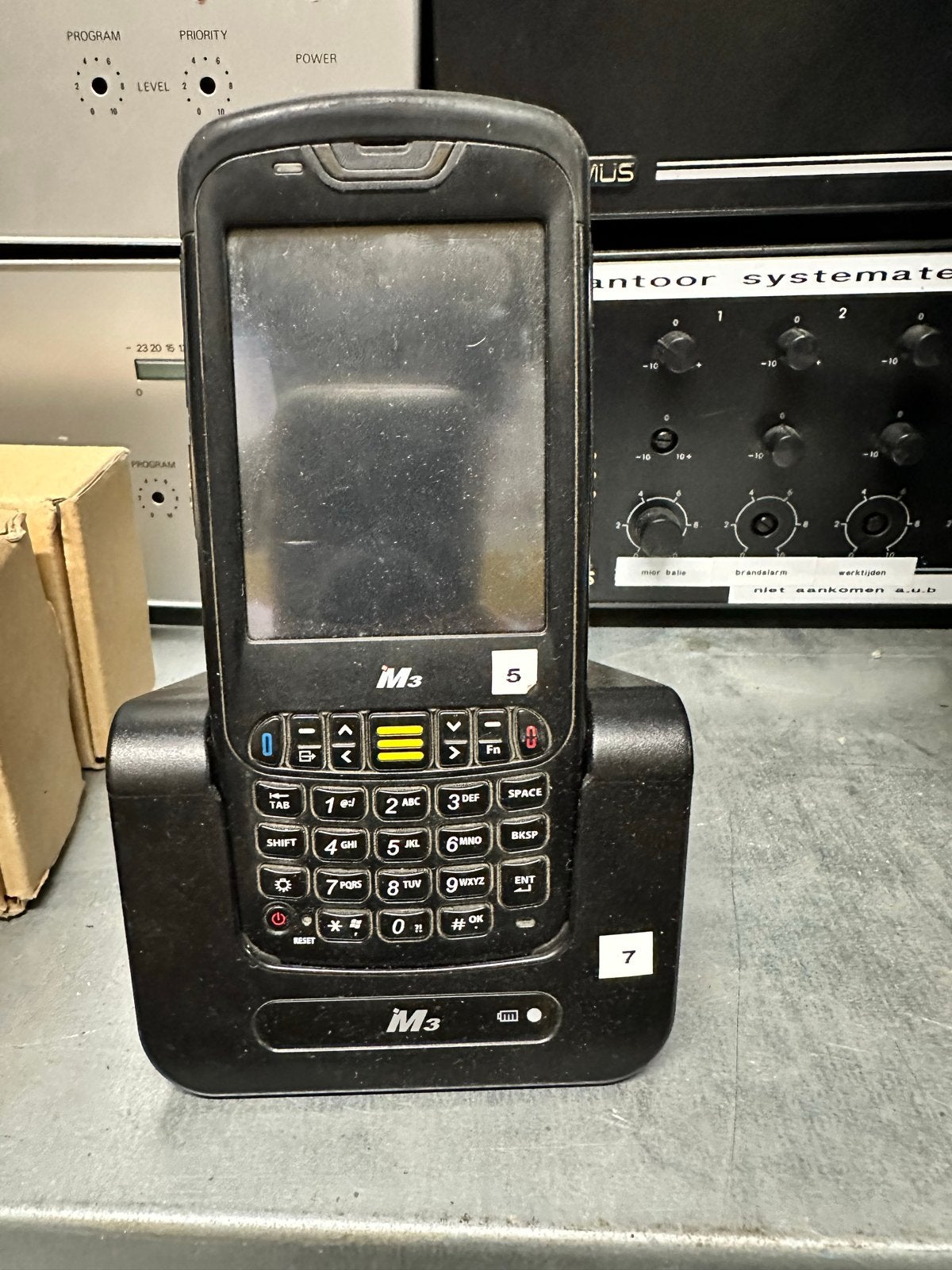 M3 Mobile M3 Black Portable Data Terminal met Docking Cradle, Computers en Software, Scanners, Ophalen of Verzenden, Gebruikt