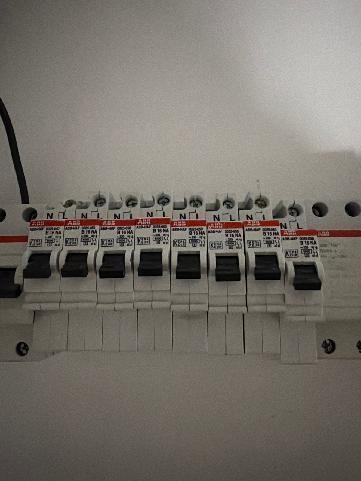 ABB Groepenkast met Aardlekschakelaar en Installatieautomate, Ophalen of Verzenden, Gebruikt, ABB, Groepenkast