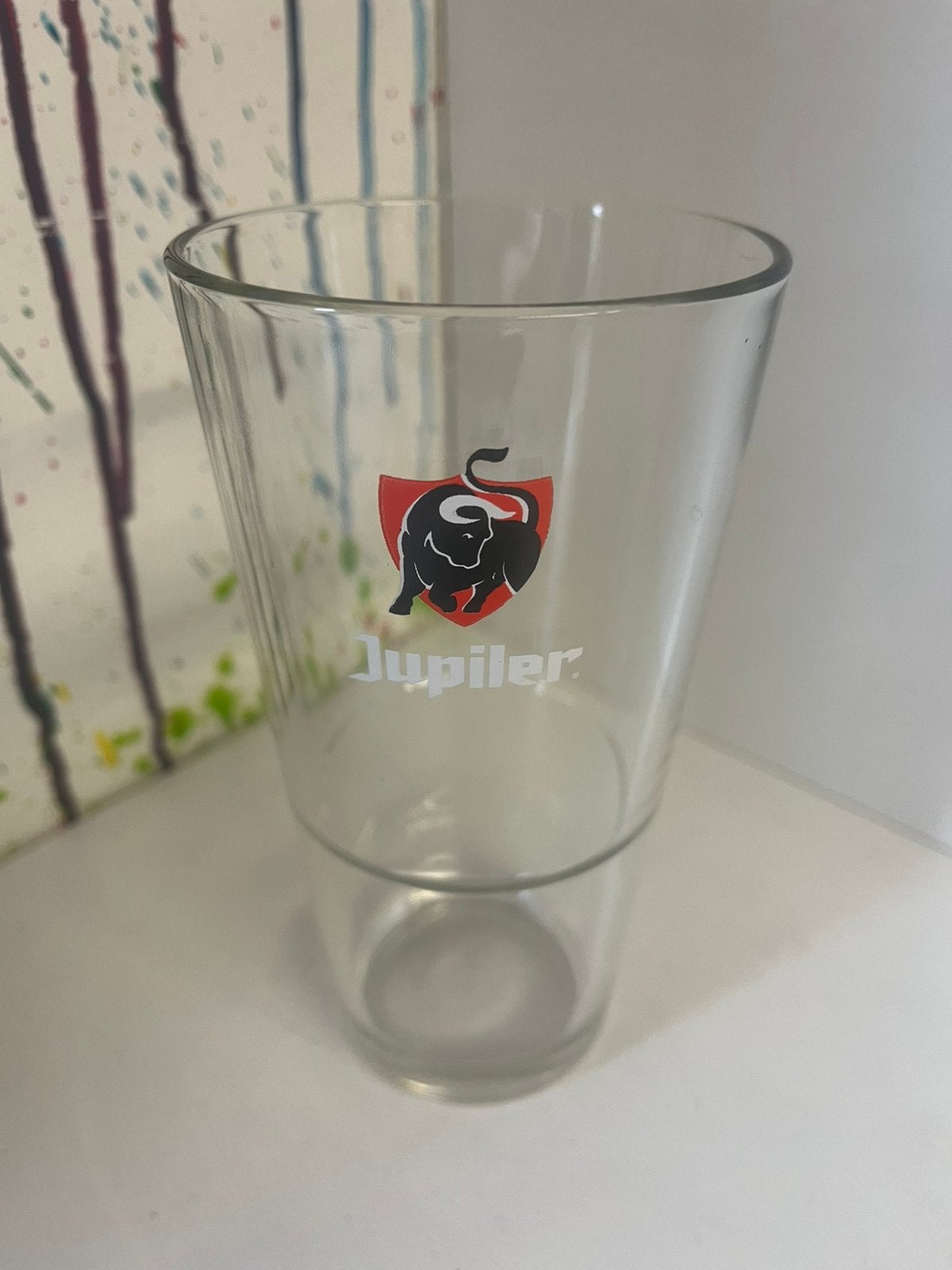 Jupiler bierglazen set van 12 glazen, Ophalen of Verzenden, Nieuw, Glas of Glazen, Jupiler
