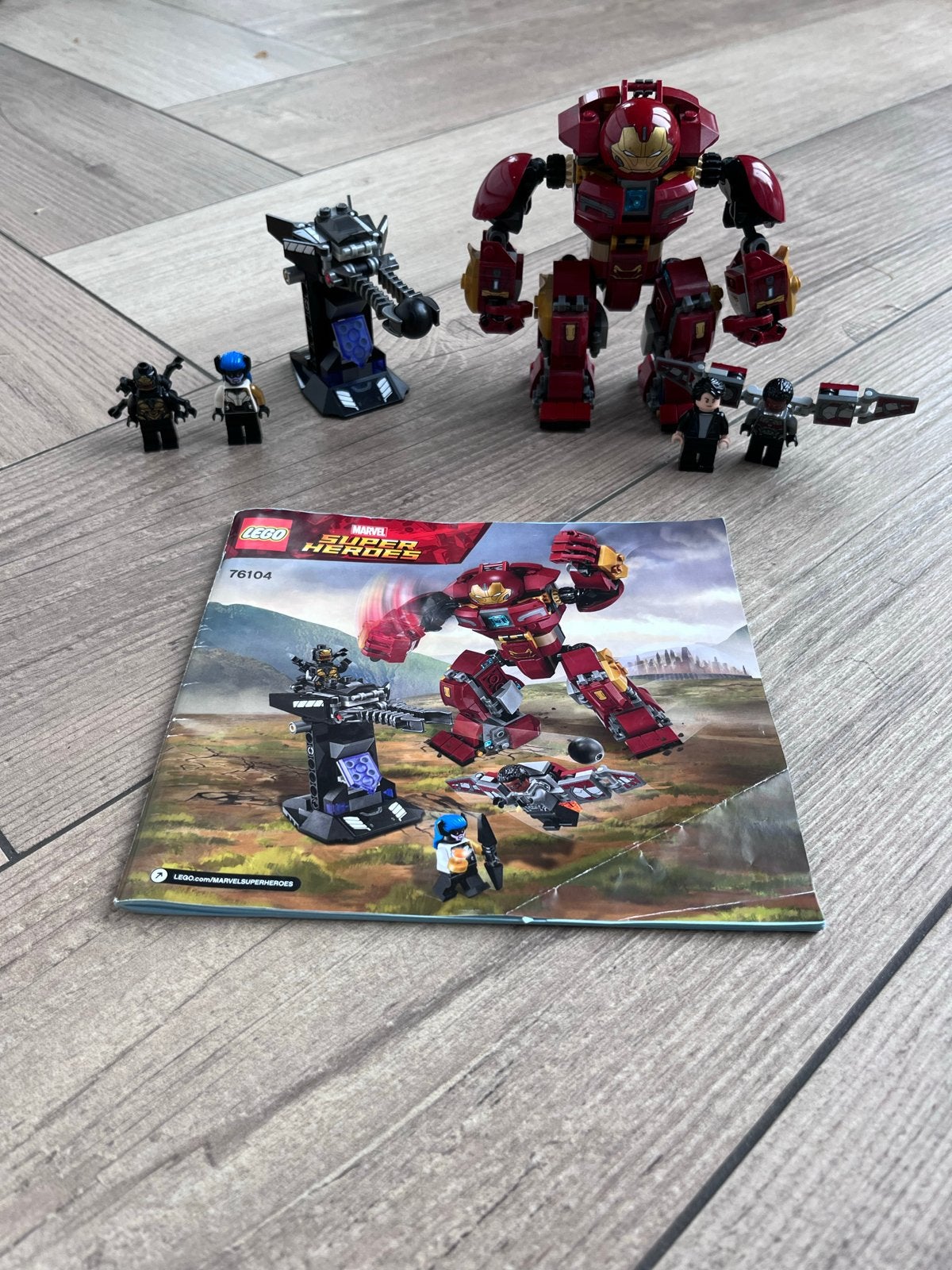 LEGO Marvel Super Heroes 76104 Hulkbuster Smash-Up, Marvel, Lego, Ophalen of Verzenden, Zo goed als nieuw