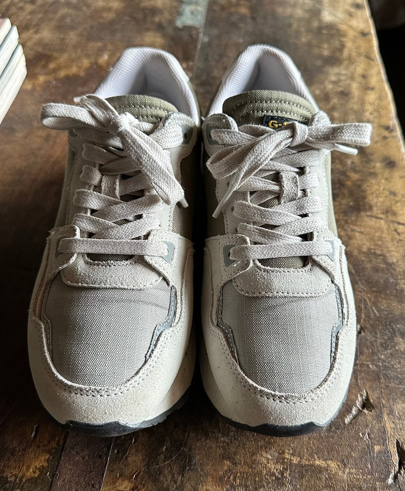 G-Star dames sneakers mt 38, Ophalen of Verzenden, Zo goed als nieuw, Beige, Sneakers of Gympen