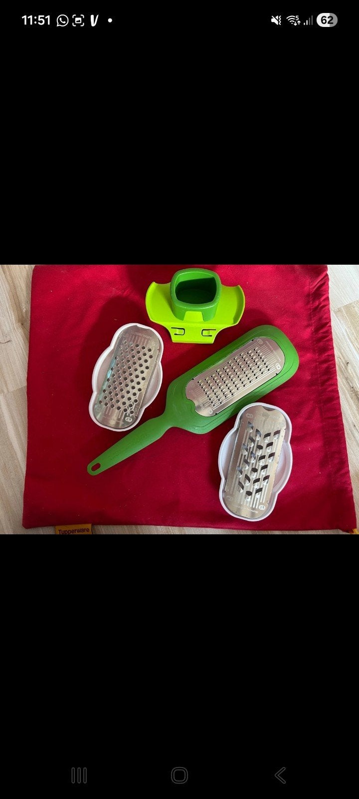 Nieuwe Tupperware handrasp - Diverse raspen, Ophalen of Verzenden, Nieuw, Groen, Overige typen