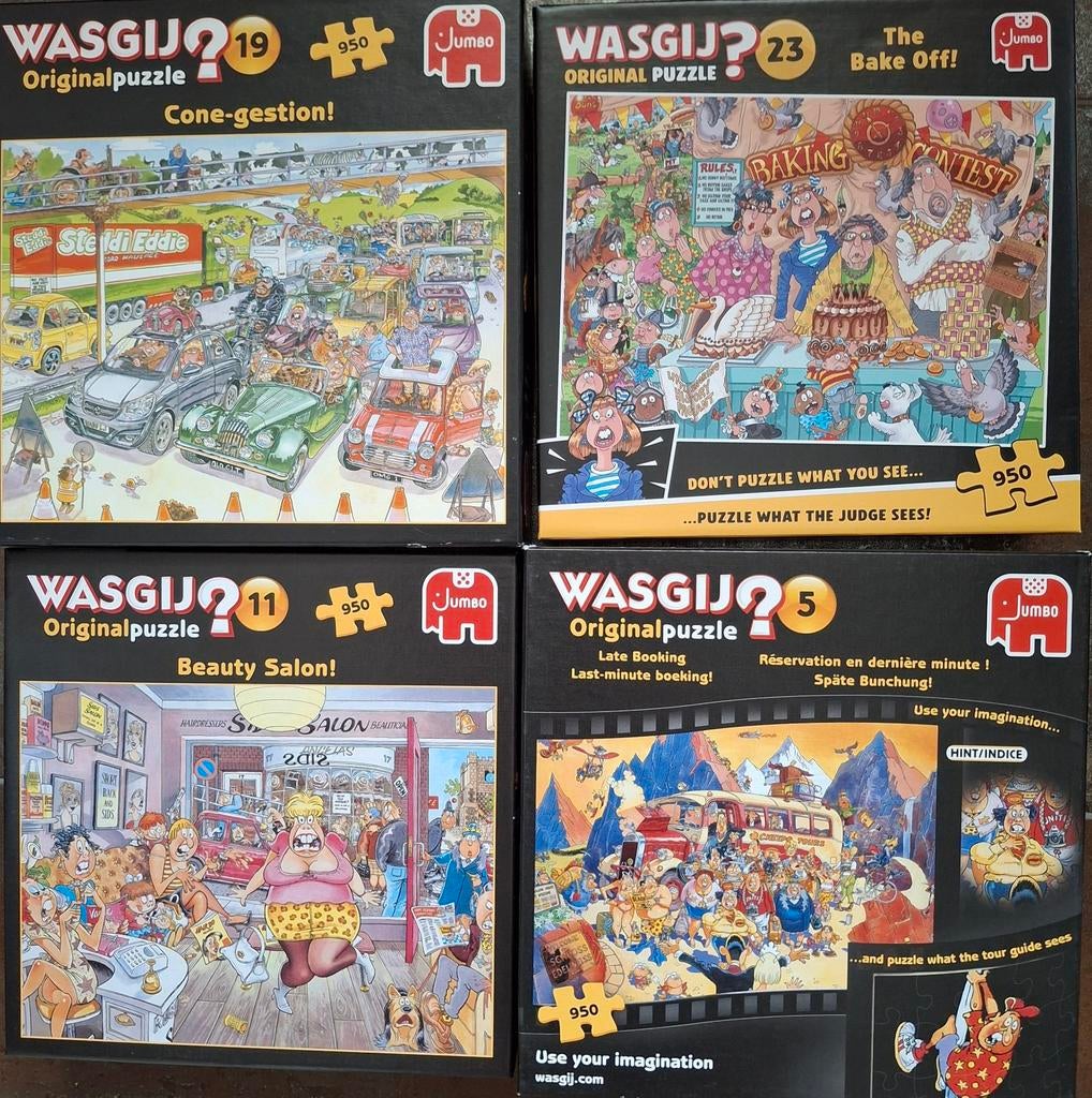 Wasgij legpuzzels, Ophalen of Verzenden, 500 t/m 1500 stukjes, Zo goed als nieuw