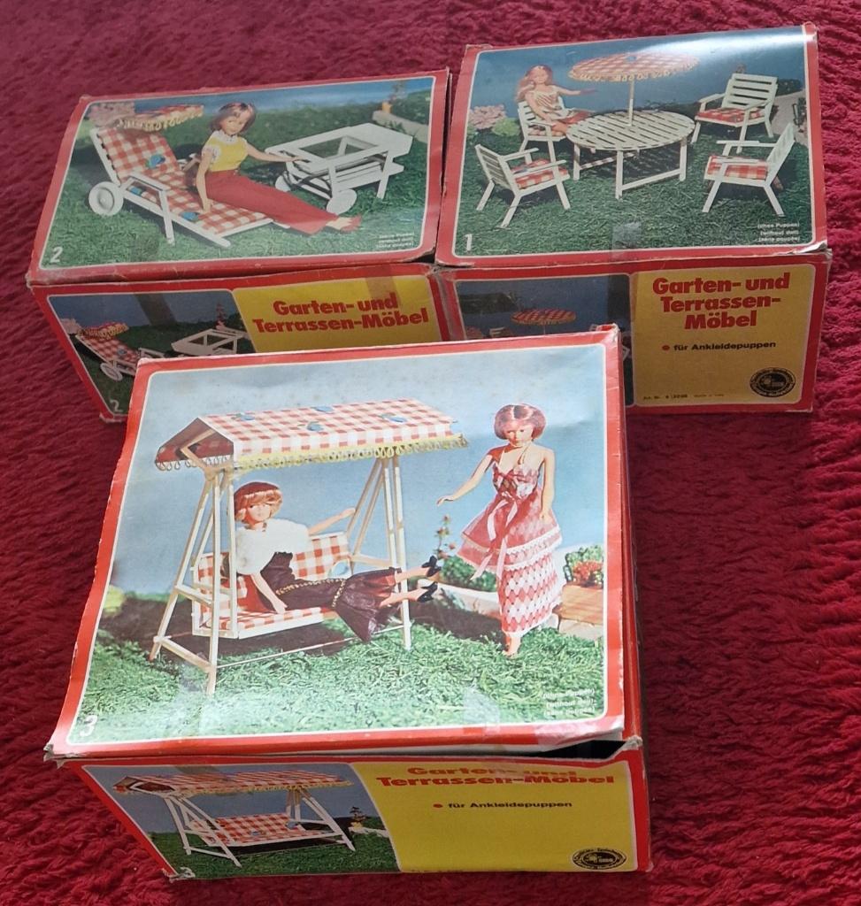 Vintage VAMA "Maxi Garden" Tuinset (Jaren 70) Barbie, Verzamelen, Poppen, Ophalen of Verzenden, Zo goed als nieuw, Accessoires