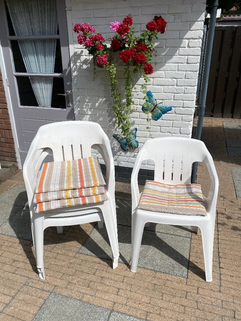 tuinstoelen, Ophalen, Gebruikt, Kunststof, Verstelbaar